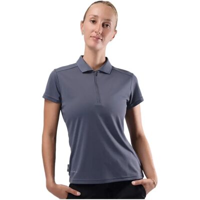 Zhik Polo De Manga Corta Uv Uvactive Zip Sports Slate S Zhik Polo De Manga Corta Uv Uvactive Zip Sports Slate S