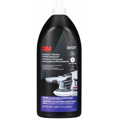 3M Limpiador De Compuesto Orbital 946ml Black One Size 3M Limpiador De Compuesto Orbital 946ml Black One Size