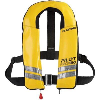 Plastimo Chaleco Salvavidas Inflable Con Arnés Pilot Pro 180n Yellow One Size Plastimo Chaleco Salvavidas Inflable Con Arnés Pilot Pro 180n Yellow One Size