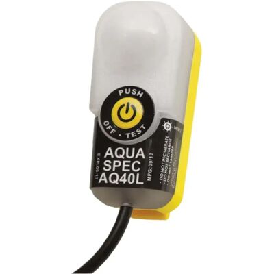 Ocean Aq40 Luz Para Chaleco Salvavidas Yellow / White One Size Ocean Aq40 Luz Para Chaleco Salvavidas Yellow / White One Size