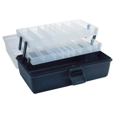 Evia Caja De Aparejos Plastic 304 Black 300 x 180 x 140 mm Evia Caja De Aparejos Plastic 304 Black 300 x 180 x 140 mm