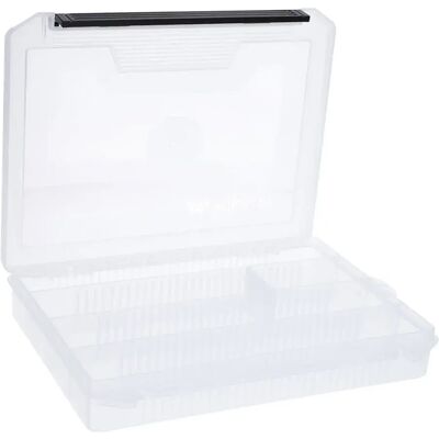 Mikado Caja De Aparejos H527 Clear / Black 24.5 x 19 x 4 cm Mikado Caja De Aparejos H527 Clear / Black 24.5 x 19 x 4 cm