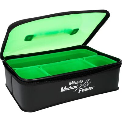 Mikado Bolsa De Cebo Eva Mf Bait Box Pro System 011 Green / Black One Size Mikado Bolsa De Cebo Eva Mf Bait Box Pro System 011 Green / Black One Size