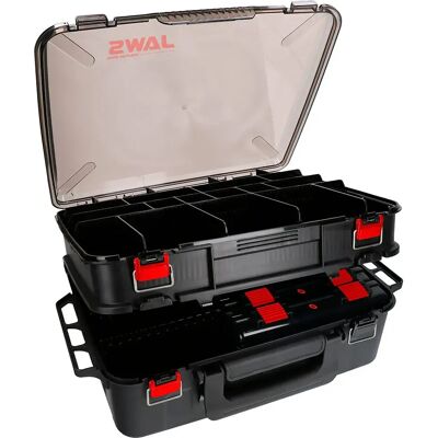 Mikado Caja De Señuelos Jaws Two Compartment Black 47 x 34 x 19 cm Mikado Caja De Señuelos Jaws Two Compartment Black 47 x 34 x 19 cm