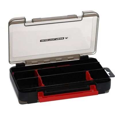 Mikado Caja De Señuelos H1905 Black / Smoke 17.5 x 10.5 x 3.8 cm Mikado Caja De Señuelos H1905 Black / Smoke 17.5 x 10.5 x 3.8 cm