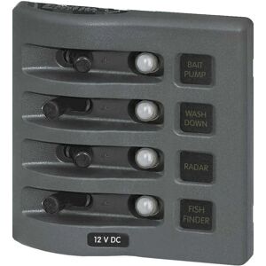 Blue Sea Systems Weatherdeck 4-Pos Disyuntor - Interruptor Blue Sea Systems Weatherdeck 4-Pos Disyuntor - Interruptor
