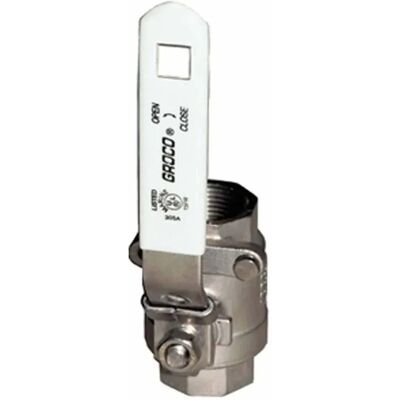 Groco Válvulas De Bola De Bloqueo De Flujo Total Serie Ibv S Stainless Steel 38 mm Groco Válvulas De Bola De Bloqueo De Flujo Total Serie Ibv S Stainless Steel 38 mm