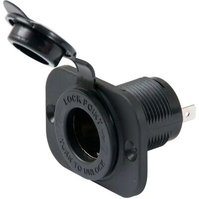 Marinco Enchufe De Receptáculo Deluxe Black Sealink 12V Marinco Enchufe De Receptáculo Deluxe Black Sealink 12V