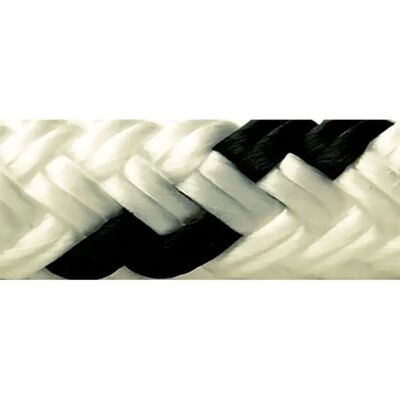 Seachoice Cabo Trenzado Mfp Dock Line White / Black 9 mm x 4.5 m Seachoice Cabo Trenzado Mfp Dock Line White / Black 9 mm x 4.5 m