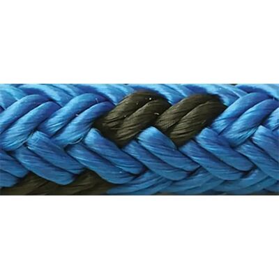 Seachoice Cabo Trenzado Mfp Dock Line Blue / Black 9 mm x 4.5 m Seachoice Cabo Trenzado Mfp Dock Line Blue / Black 9 mm x 4.5 m