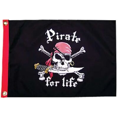 Taylor Bandera Pirata De Por Vida Black 127 x 356 mm Taylor Bandera Pirata De Por Vida Black 127 x 356 mm
