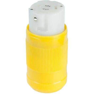 Marinco Conector Hembra De Bloqueo Resistente A La Corrosión Yellow 125 V / 50 A Marinco Conector Hembra De Bloqueo Resistente A La Corrosión Yellow 125 V / 50 A