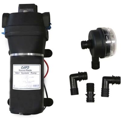 Nuova Rade Bomba De Sistema De Agua 24v Black One Size Nuova Rade Bomba De Sistema De Agua 24v Black One Size
