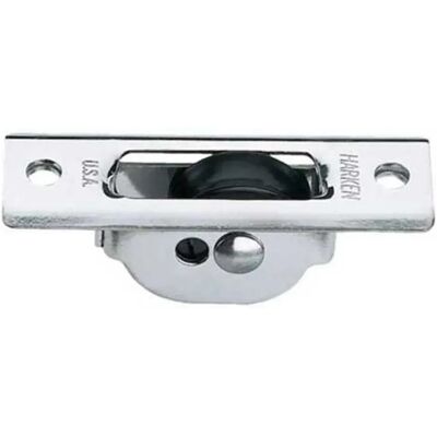 Harken Motón De Cubierta Pasante Con Cubierta Silver / Black One Size Harken Motón De Cubierta Pasante Con Cubierta Silver / Black One Size