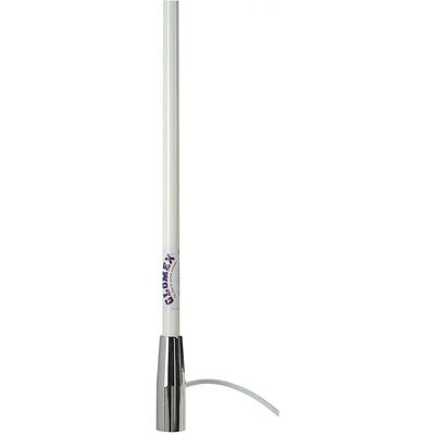 Glomex Antena Vhf De Base Cromada 3db White One Size Glomex Antena Vhf De Base Cromada 3db White One Size
