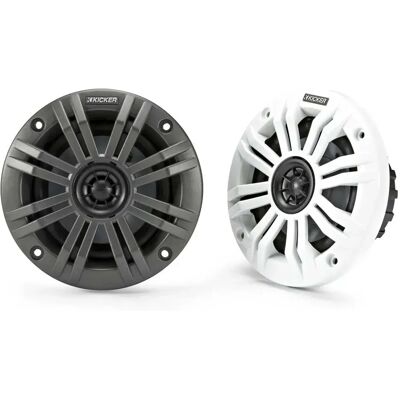 Kicker Altavoz Coaxial De 4 Pulgadas Charcoal / White 150W Kicker Altavoz Coaxial De 4 Pulgadas Charcoal / White 150W