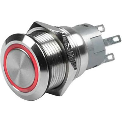 Botón Pulsador Encendido/Apagado - CZone LED Rojo Botón Pulsador Encendido/Apagado - CZone LED Rojo