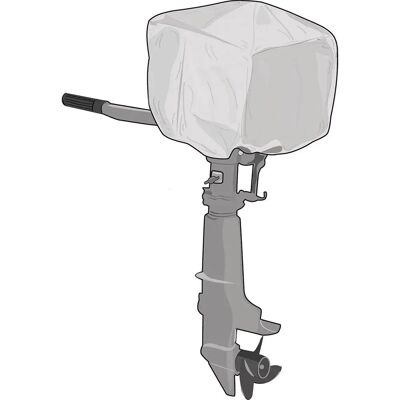 Trem Cubierta para Motor Fuera de Borda - M (30-90hp) - Cubierta para Motor Trem Cubierta para Motor Fuera de Borda - M (30-90hp) - Cubierta para Motor