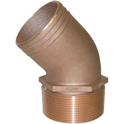 Groco Conector De Codo De 45º 32 Mm Bronze One Size Groco Conector De Codo De 45º 32 Mm Bronze One Size
