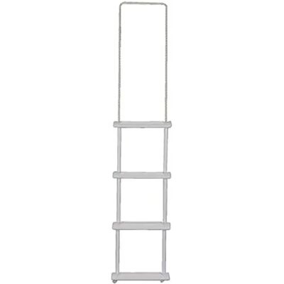 Talamex Escalera De Cuerda 4 Peldaños White One Size Talamex Escalera De Cuerda 4 Peldaños White One Size