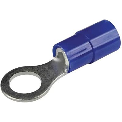 Seachoice Terminal De Anillo Aislado 16-14 Awg Nylon 100 Unidades Blue 8 Seachoice Terminal De Anillo Aislado 16-14 Awg Nylon 100 Unidades Blue 8