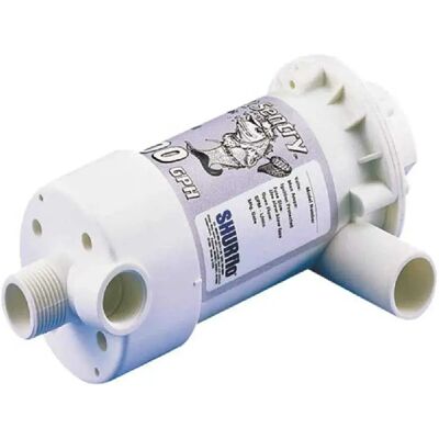 Shurflo Bomba De Vivero De Doble Puerto P80 White One Size Shurflo Bomba De Vivero De Doble Puerto P80 White One Size
