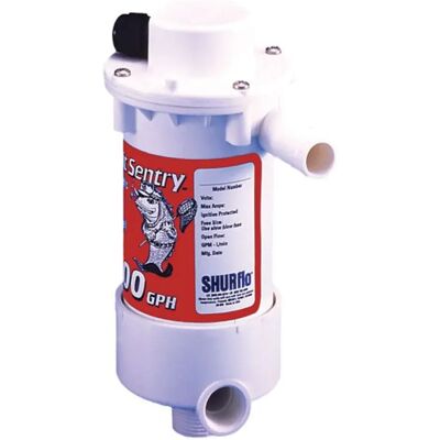 Shurflo Bomba De Doble Puerto Para Vivero Bait Sentry 1100gph White One Size Shurflo Bomba De Doble Puerto Para Vivero Bait Sentry 1100gph White One Size