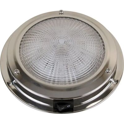 Scandvik Luz Led De Domo 12v Silver 5 1/2´´ Scandvik Luz Led De Domo 12v Silver 5 1/2´´