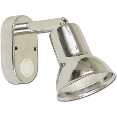 Luz de lectura LED Plateado Scandvik 12-24V Luz de lectura LED Plateado Scandvik 12-24V