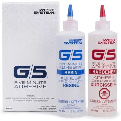 West System Adhesivo De Cinco Minutos 16oz One Size West System Adhesivo De Cinco Minutos 16oz One Size