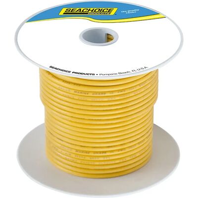 Seachoice Cable Marino De 12 Awg Yellow 30.5 m Seachoice Cable Marino De 12 Awg Yellow 30.5 m