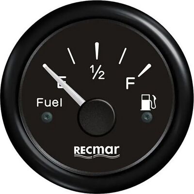 Recmar Indicador De Nivel De Combustible De La Ue De 0-190º Black 51 mm Recmar Indicador De Nivel De Combustible De La Ue De 0-190º Black 51 mm