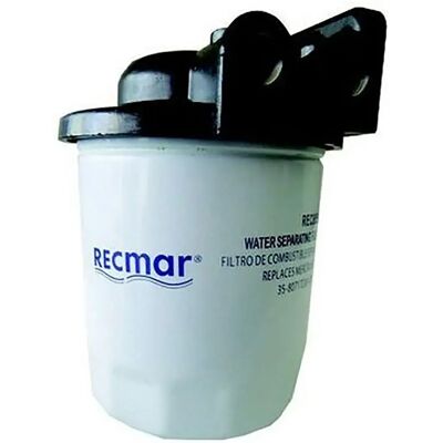 Recmar Filtro De Combustible De 10 Micras Con Soporte White 1/4´´ Recmar Filtro De Combustible De 10 Micras Con Soporte White 1/4´´