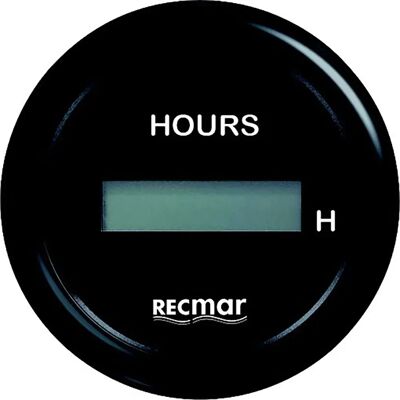 Recmar Contador De Horas Black 51 mm Recmar Contador De Horas Black 51 mm