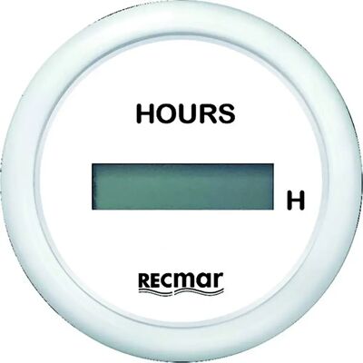 Recmar Contador De Horas White 51 mm Recmar Contador De Horas White 51 mm