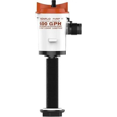 Seaflo Bomba De Vivero De Montaje Vertical De 600 Gph 3a 12v White / Orange / Black One Size Seaflo Bomba De Vivero De Montaje Vertical De 600 Gph 3a 12v White / Orange / Black One Size
