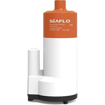 Seaflo Bomba De Tanque De 16 L/min 12v White / Orange / Black One Size Seaflo Bomba De Tanque De 16 L/min 12v White / Orange / Black One Size