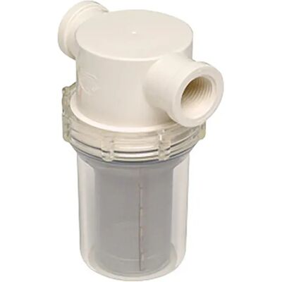 Shurflo Filtro De Agua Cruda En Línea White / Clear 1/2´´ Shurflo Filtro De Agua Cruda En Línea White / Clear 1/2´´