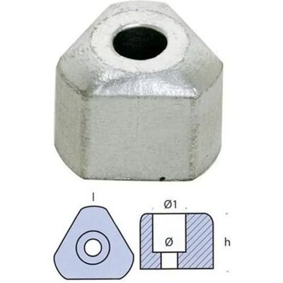 Tecnoseal Ánodo Gori Grey 90 mm Tecnoseal Ánodo Gori Grey 90 mm