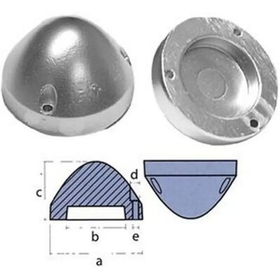 Tecnoseal Ánodo Max Prop Ten00487 Grey 39 mm Tecnoseal Ánodo Max Prop Ten00487 Grey 39 mm