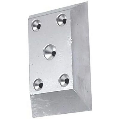 Tecnoseal Posillipo Ánodo 1.06kg Grey 122 x 81 x 20 mm Tecnoseal Posillipo Ánodo 1.06kg Grey 122 x 81 x 20 mm