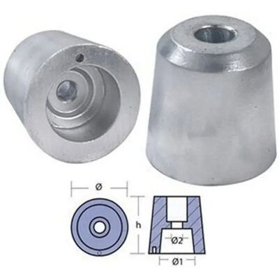 Tecnoseal Reggiani Ánodo Grey 60 mm Tecnoseal Reggiani Ánodo Grey 60 mm