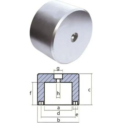 Tecnoseal Riva Dolce Vita Anode Grey 170 mm Tecnoseal Riva Dolce Vita Anode Grey 170 mm