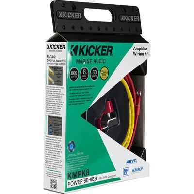 Kicker Kit De Alimentación Para Amplificador Marino 8 Awg Con Estañado One Size Kicker Kit De Alimentación Para Amplificador Marino 8 Awg Con Estañado One Size