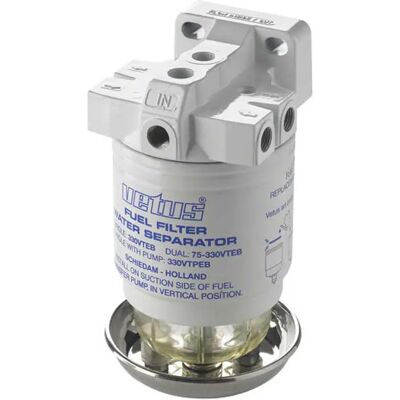 Vetus Separador De Agua Y Filtro De Combustible De 190 L/h White One Size Vetus Separador De Agua Y Filtro De Combustible De 190 L/h White One Size