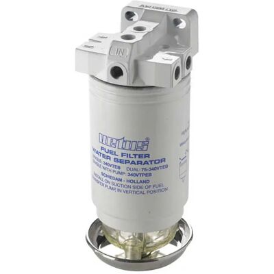 Vetus Separador De Agua Y Filtro De Combustible De 380 L/h White One Size Vetus Separador De Agua Y Filtro De Combustible De 380 L/h White One Size
