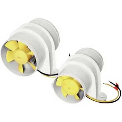 Shurflo Ventilador En Línea Yellowtail 3.8a 12v White 75 mm Shurflo Ventilador En Línea Yellowtail 3.8a 12v White 75 mm