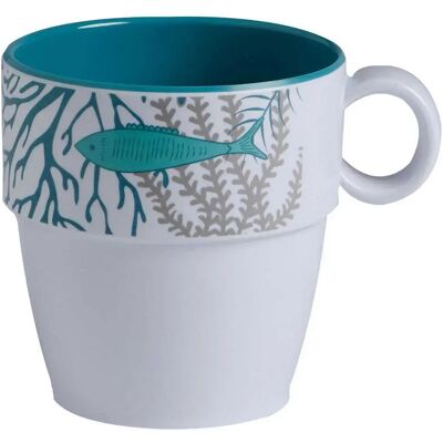 Marine Business Taza Costera 320ml 6 Unidades White / Grey / Light Blue One Size Marine Business Taza Costera 320ml 6 Unidades White / Grey / Light Blue One Size