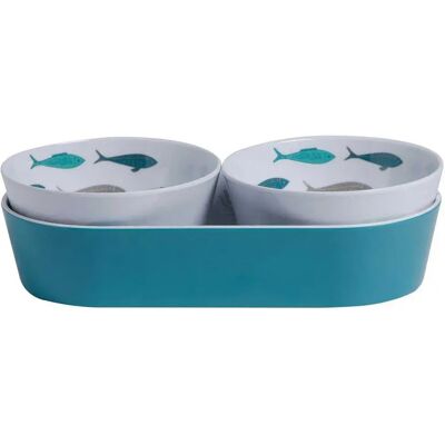 Marine Business Tazón De Aperitivos Costeros Light Blue / White One Size Marine Business Tazón De Aperitivos Costeros Light Blue / White One Size