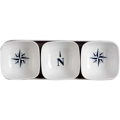 Marine Business Tazón De Aperitivos Northwind White / Blue One Size Marine Business Tazón De Aperitivos Northwind White / Blue One Size